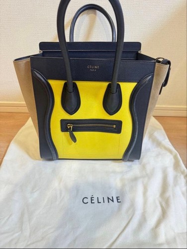 CELINE  Handbag Luggage Micro Shopper  from Japan