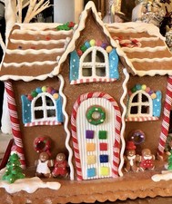 Glittery Large Gingerbread House 12  Tall