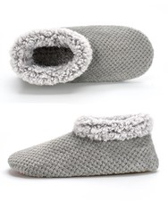 Cozylook Fuzzy Slippers Women Indoor Soft Sole Slipper Socks - Size 5