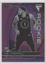 2020-21 Panini Flux Titan Rookies Purple Prizm 12/25 Obi Toppin #16 0cx5