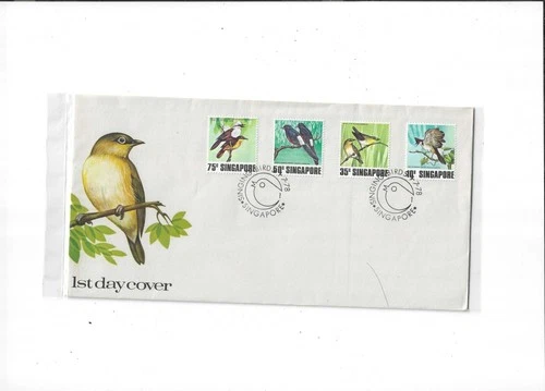 Singapore Year 1978 Birds FDC