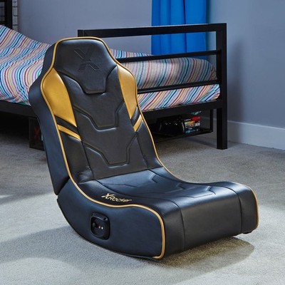 XROCKER SHADOW 2.0 Gaming Bodensessel gold Lautsprechersystem 2 xLS Controlpanel