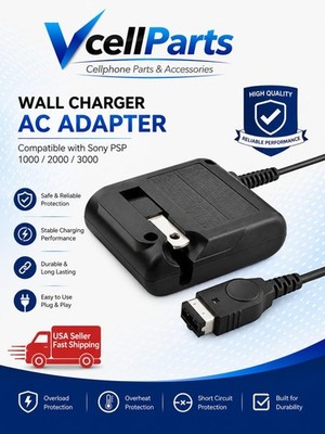 New Wall Adapter Charger Cable For Nintendo DS Game Boy Advance GBA SP NTR-002