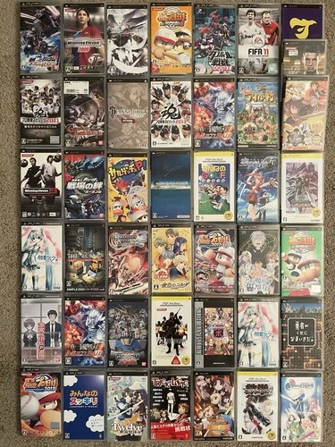 HUGE PSP Japanese Games Lot of 43 CIB Games! Japan Edition PlayStation