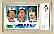 CAL RIPKEN JR. 1982 TOPPS BECKETT 9 MINT WELL CENTERED ROOKIE RC #21 ORIOLES