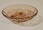 Vintage Indiana Pink Glass Depression Era Oval Footed Fruit Bowl Centerpiece 12"