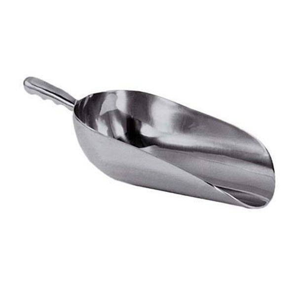 Lehman's Cast Aluminum Grain Scoop, 3.5 Cup 38 Ounces