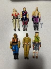 Gi Joe ARAH Vintage Action Figures  Lot of 6 3.75” 1983-88  Hasbro