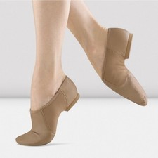 NWOT Bloch Ladies Neo-Flex Slip On Leather Jazz Shoes - Sz 7.5