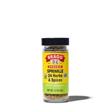 Bragg Organic Sprinkle Seasoning with 24 Herbs and 1.5 Ounce Pack of 1
