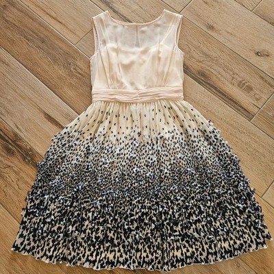 Vintage APART GLAMOUR Festliches Kleid - 3D Cocktailkleid Blütenblätter Farbverlauf