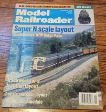 Model Railroader Magazine November 1999 Super N Scale Layout