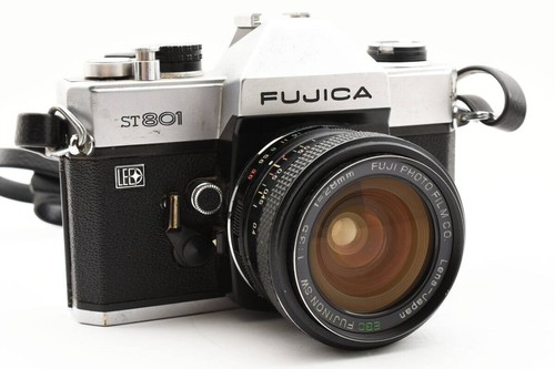 Cámara fotográfica FUJICA ST801 35 mm EBC FUJINON 55 mm f/1,8 lente probada en Japón-casi como nueva - Imagen 3 de 10