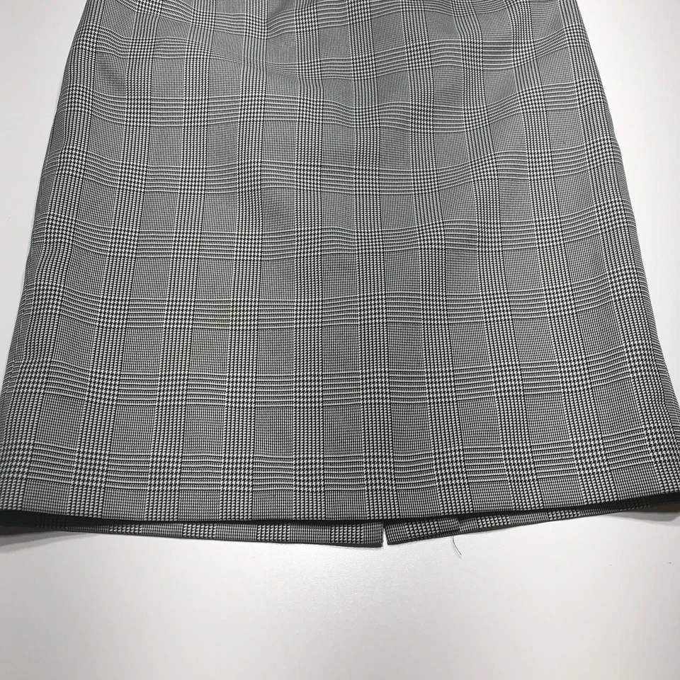 Falda Jones Wear Essentials para mujer talla 8 cremallera trasera gris pata de gallo hasta la rodilla Foto 4 de 4