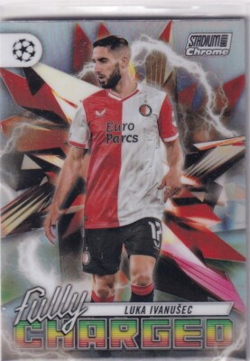 Topps 2024 Chrome Stadium Club CL No. FC-LI Luka Ivanusec Fully Charged