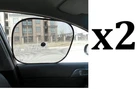 TWIN PACK CAR SHADES 2 CHILDREN BABY SAFETY UV SUN SHADE VISOR REAR SIDE WINDOW