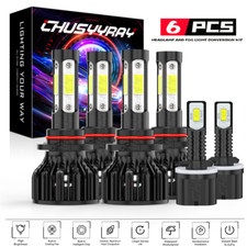 6000k For Gmc Yukon Denali 2004 2005 Combo 6x Led Headlight Fog Light Bulb Kit