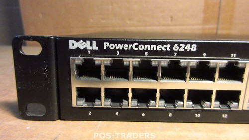 DELL 6248 XT800 48-Port Gigabit 10/100/1000 4x SFP GBIC LAYER 3 Netzwerk Switch - Bild 2 von 4