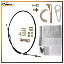 For TH350/TH400/700R4 Metal  Set Of Cable Column Shift Linkage High Strength