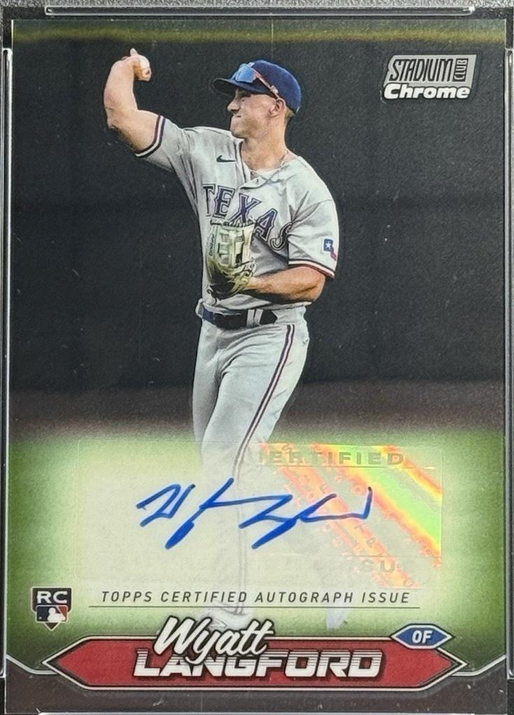 2024 Topps Stadium Club - Wyatt Langford #SCCA-WL for sale | eBay