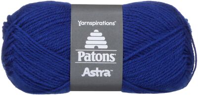 Spinrite Patons Astra Yarn - Solids-Electric Blue, 246008-2733, 3 Pack