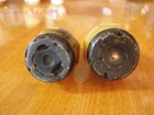 Vintage Carved Horn Salt and Pepper Shakers — photo 6