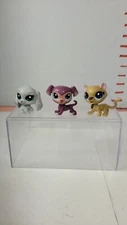 Lot of 3 Aftermarket Hasbro Littlest Pet Shop LPS - USED 