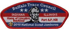 2010 Jamboree Buffalo Trace Council IN JSP Red Bdr (AR1437)