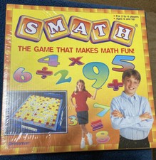 Pressman SMATH Math Educational Board Game The Game That Makes Math Fun 2004