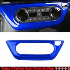 24-25  For Chevrolet Trax Bright Blue Central Centrol AC Switch Frame Cover Trim