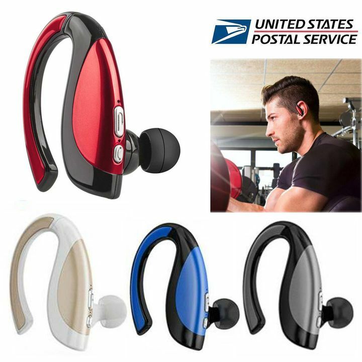 Bluetooth Stereo Headset Wireless Earphone Lightweight Earbud for Driving Call