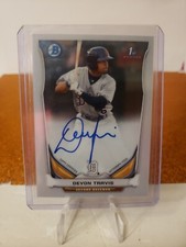 2014 Bowman Chrome Prospect Autographs #BCAPDT Devon Travis