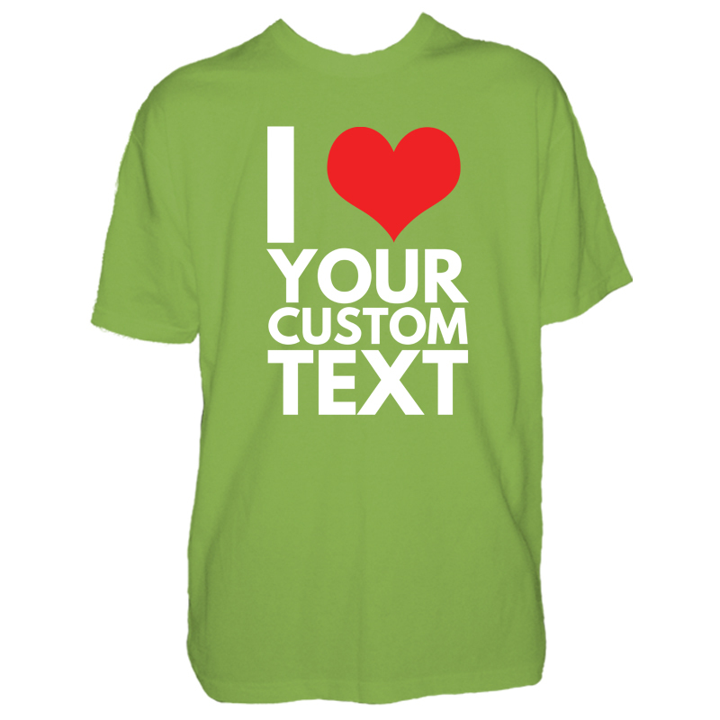UNDERCOVER T shirt testuale personalizzata da uomo maglietta I Heart regalo personalizzato segreto Babbo Natale