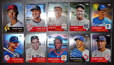 2022 Topps Chrome Platinum Anniversary Baseball - You Pick - Base Cards 1-250