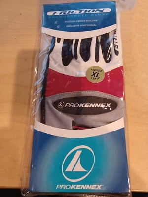 Pro Kennex Friction Racquetball Glove, Left Hand, XLarge, Red