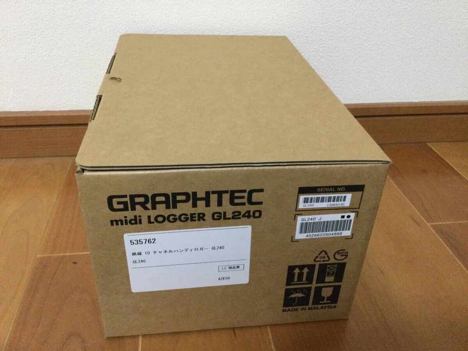 GRAPHTEC midi LOGGER GL240 isolated multi channel data logger from Japan New - Image 2 of 4