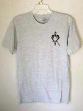 Vintage 90s Jackhammer San Francisco Gay Bar T Shirt Leathermen Gray SMALL