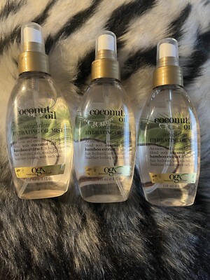 OGX Nourishing Coconut Oil Weightless Hydrating Oil Mist 4 Ounce  3pk
