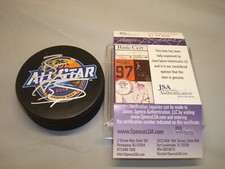 Braden Holtby Signed 2018 All Star Game Hockey Puck Autographed JSA COA 1A 
