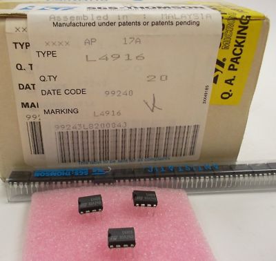 3 Stück/ 3 pieces L4916 VOLTAGE REGULATOR PLUS FILTER  DIP8  250mA 8.5V NEW ~