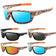 Fishing Polarized Camouflage Sunglasses UV400 Protection Hiking Hunting Eyewear