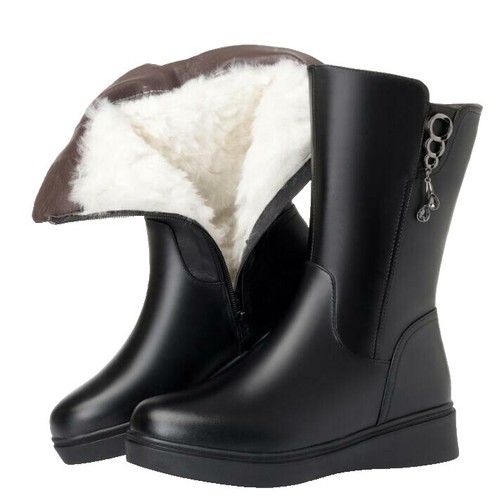 Bionica Womens Bionica Ollie Wedge Bootie Leather Best Winter