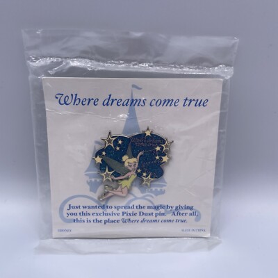 NEW!! WDW DISNEY 2007 Where Dreams Come True Tinker Bell Pixie Dust Pin