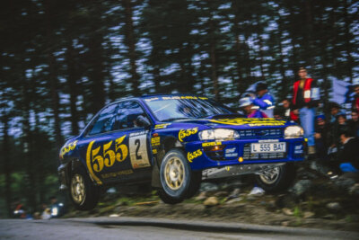 Ari Vatanen Bruno Berglund Subaru Impreza 1993 WRC Rally Old Photo 1