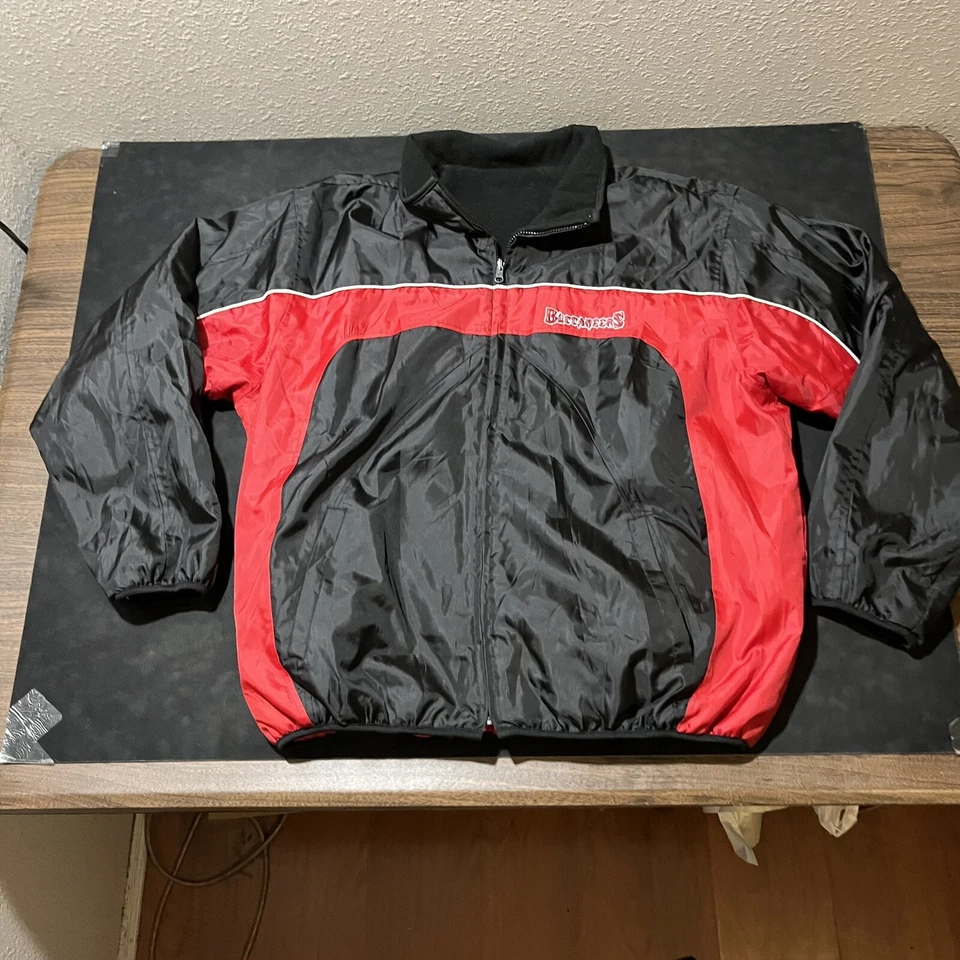 Chaqueta de Carreras Vintage Tampa Bay Buccaneers Varsity Bucs Reversible NFL Fútbol Foto 4 de 4