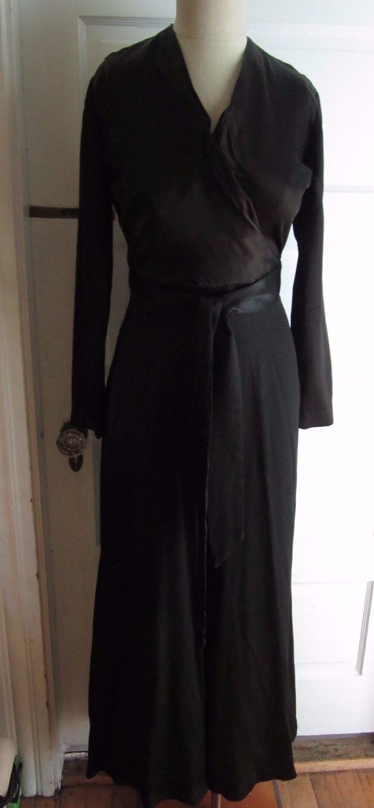 Vintage LollEase One Piece 70s Mod Palazzo Wrap Jumps Gem