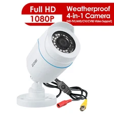 ZOSI 2MP 4in1 Bullet Surveillance Security Camera CCTV Outdoor Night Vision Cam