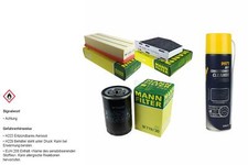 MANN FILTER Paket MANNOL Klimareiniger für VW Golf IV Cabriolet 1E7 2.0