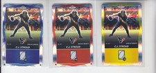 3 2025 NFL UNO Elite Alt Jersey Foil C.J. STROUD Yellow Blue Red Texans #167