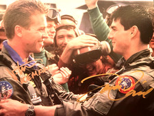 TOP GUN Singed VAL KILMER & TOM CRUISE Original Authentic Autographs w/COA